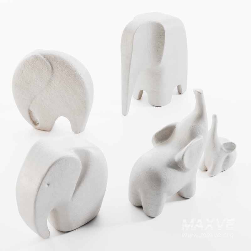 Elephant sculptures - Image 8