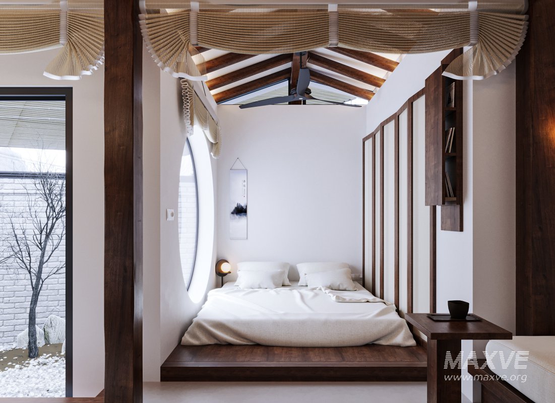 chinese hotel bedroom - Image 3