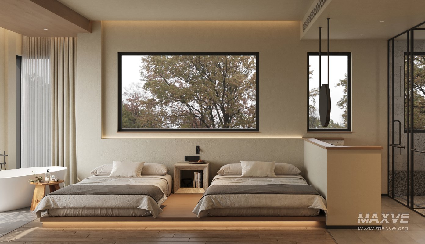 hotel bedroom - Image 2