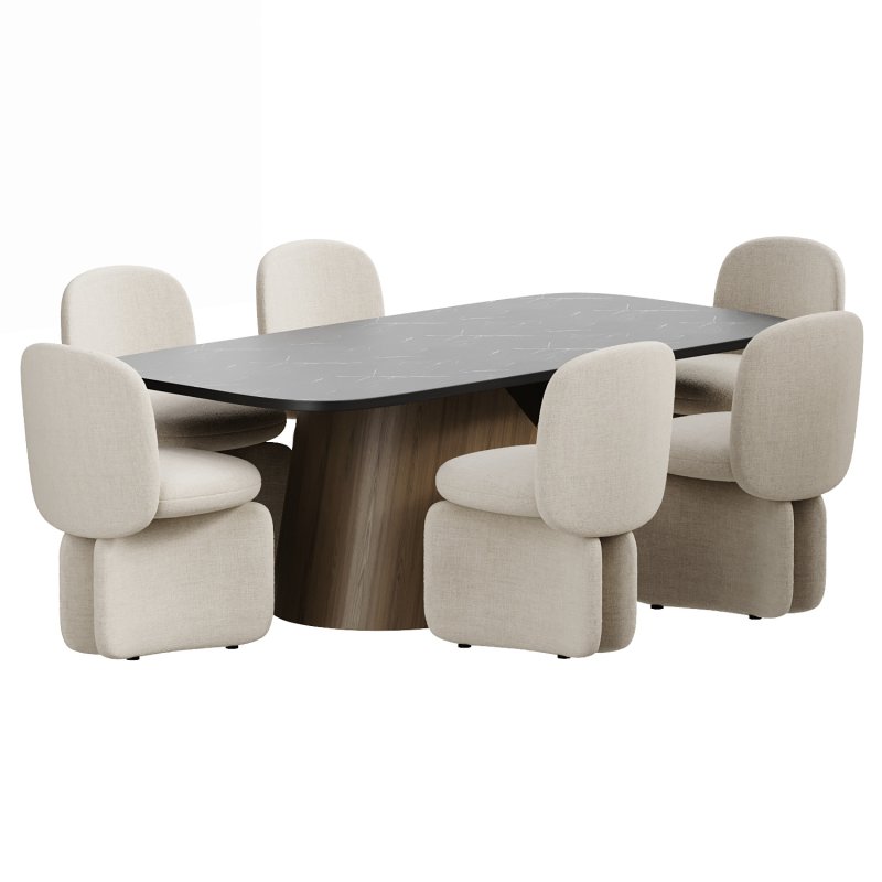 Kesse Chair and Siena Dining Table - Image 2