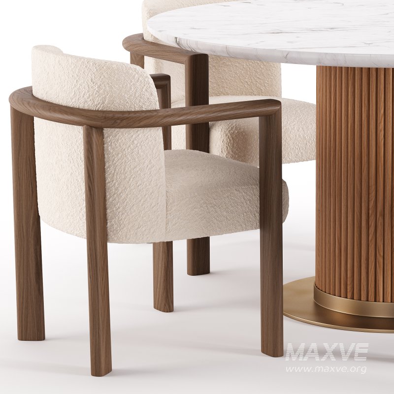 Aria Chair and Murcell Round Table - Image 1