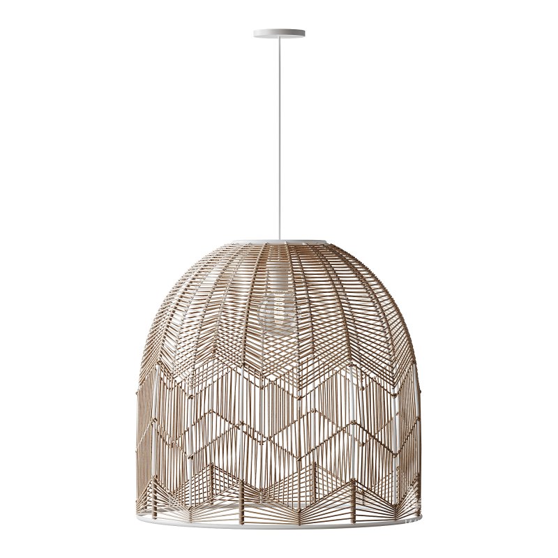 Basket Rattan Pendant Light Shades - Image 2