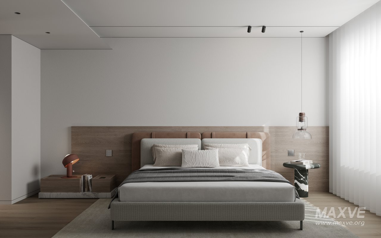 Modern bedroom and dressing room - Image 4