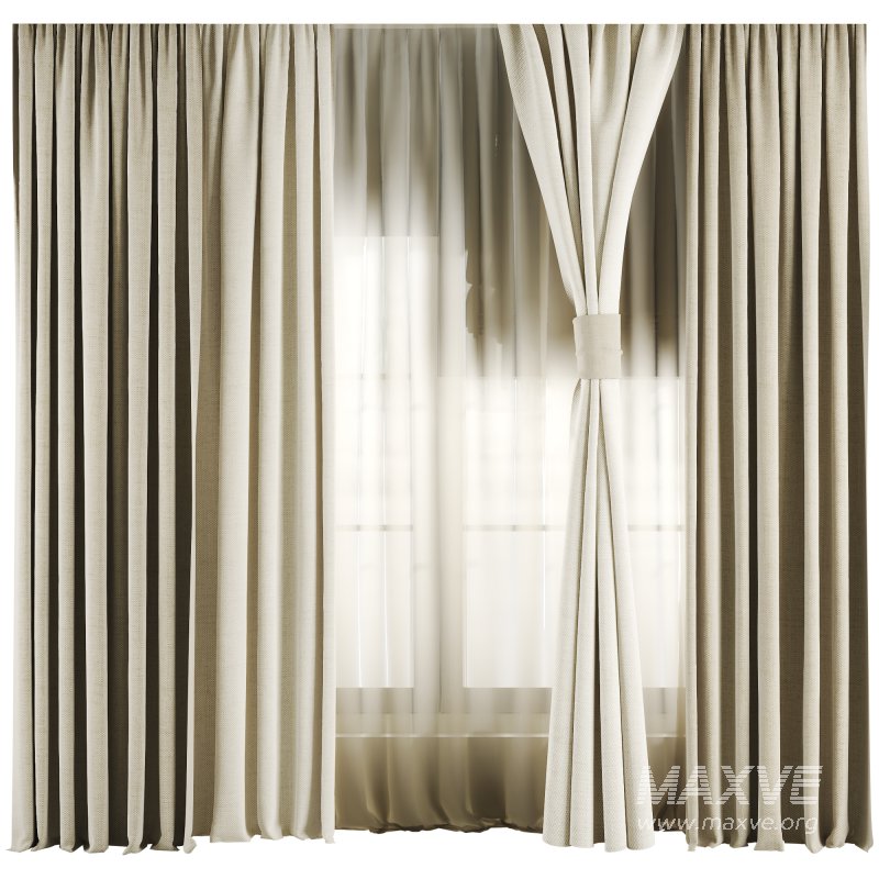 Silk and Cotton Curtain Set 73 - Image 2