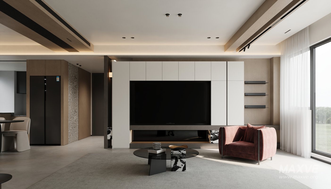 Modern living and dining room - Image 5