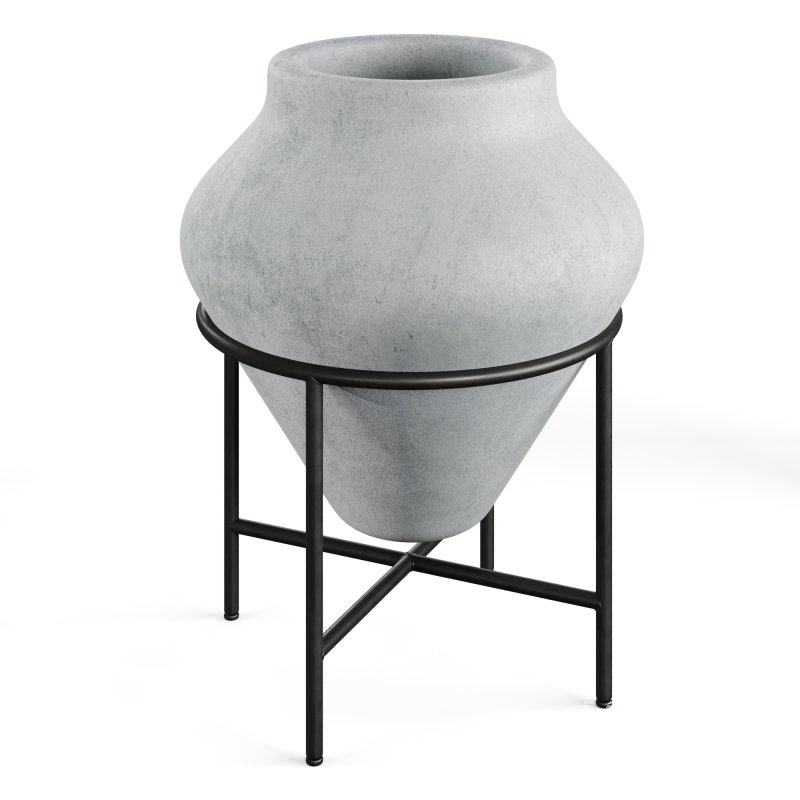 Geometric Urn Planter Pot by WestELM - Image 3