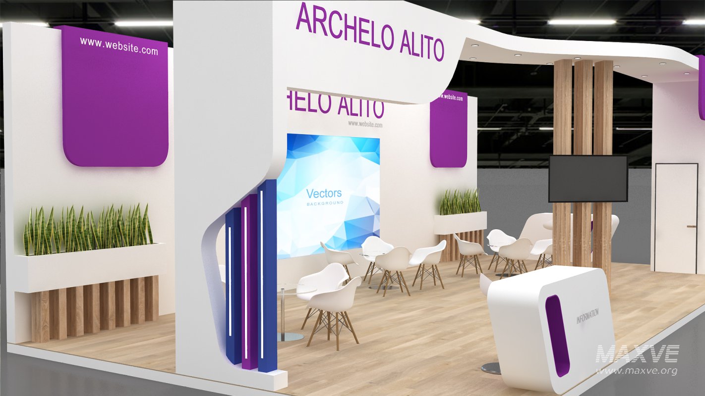 3d exhibition booth stand - Image 3