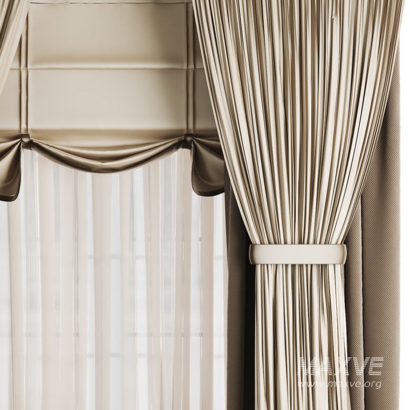 Silk and Cotton Curtain 045 - Image 3