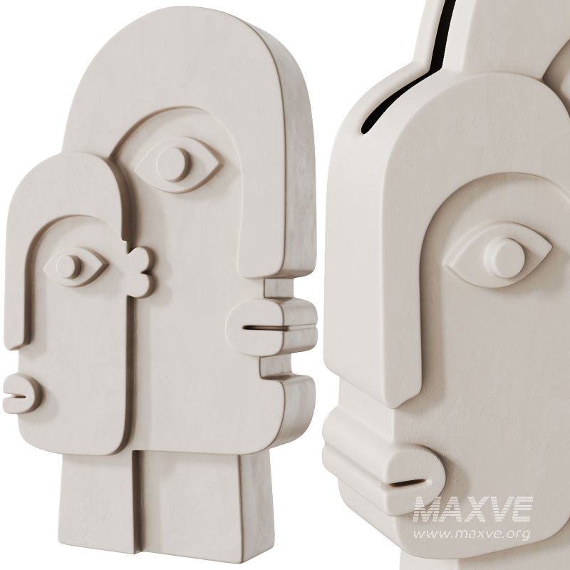 PICASSO Cubist Style Ceramic Vase by THE TROPHY WIFE - Image 1