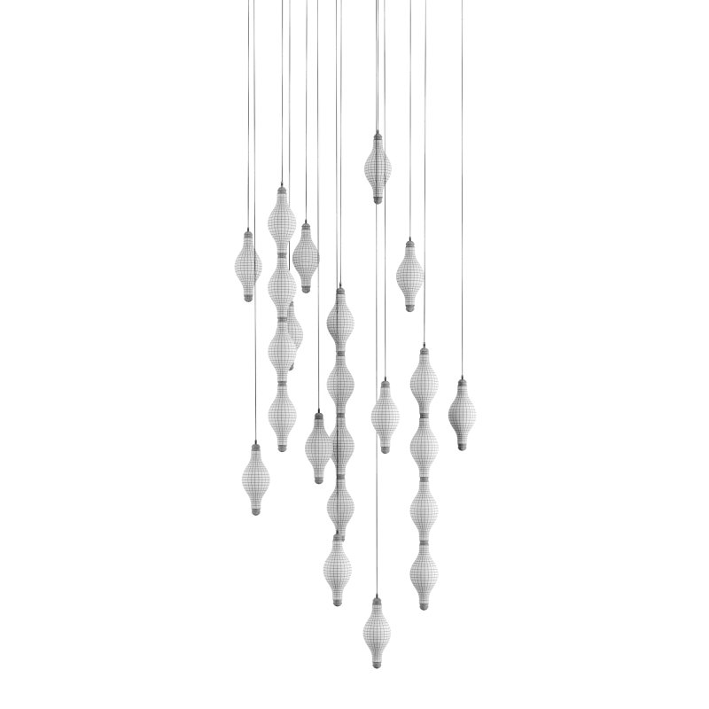 Dewy S4 Vertical vol 3 Pendant Lamp by euroluce - Image 7