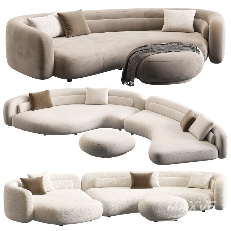 Bezier sofa by Minotti | 3 in 1 - Image 3