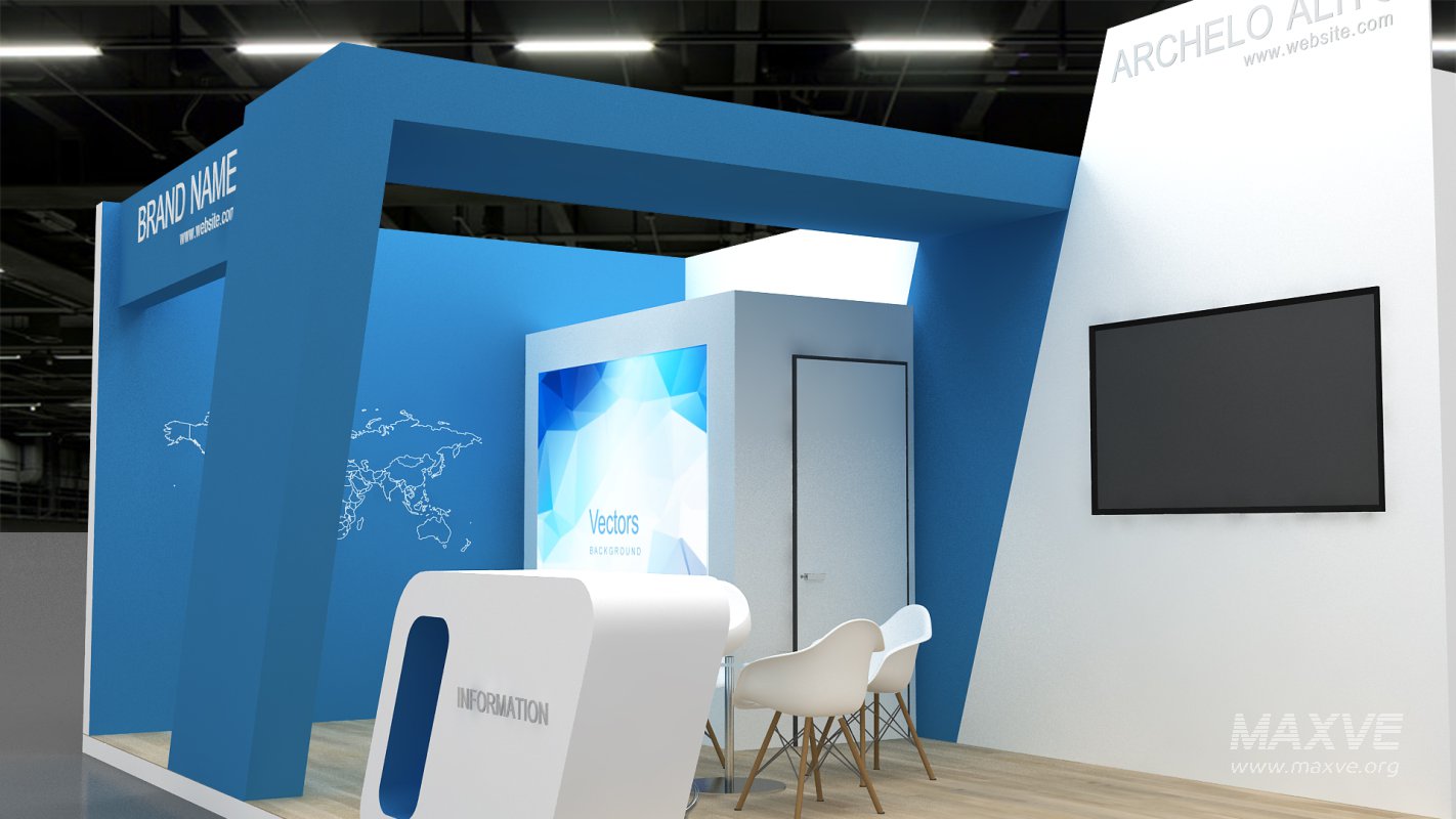 3d exhibition booth stand - Image 7
