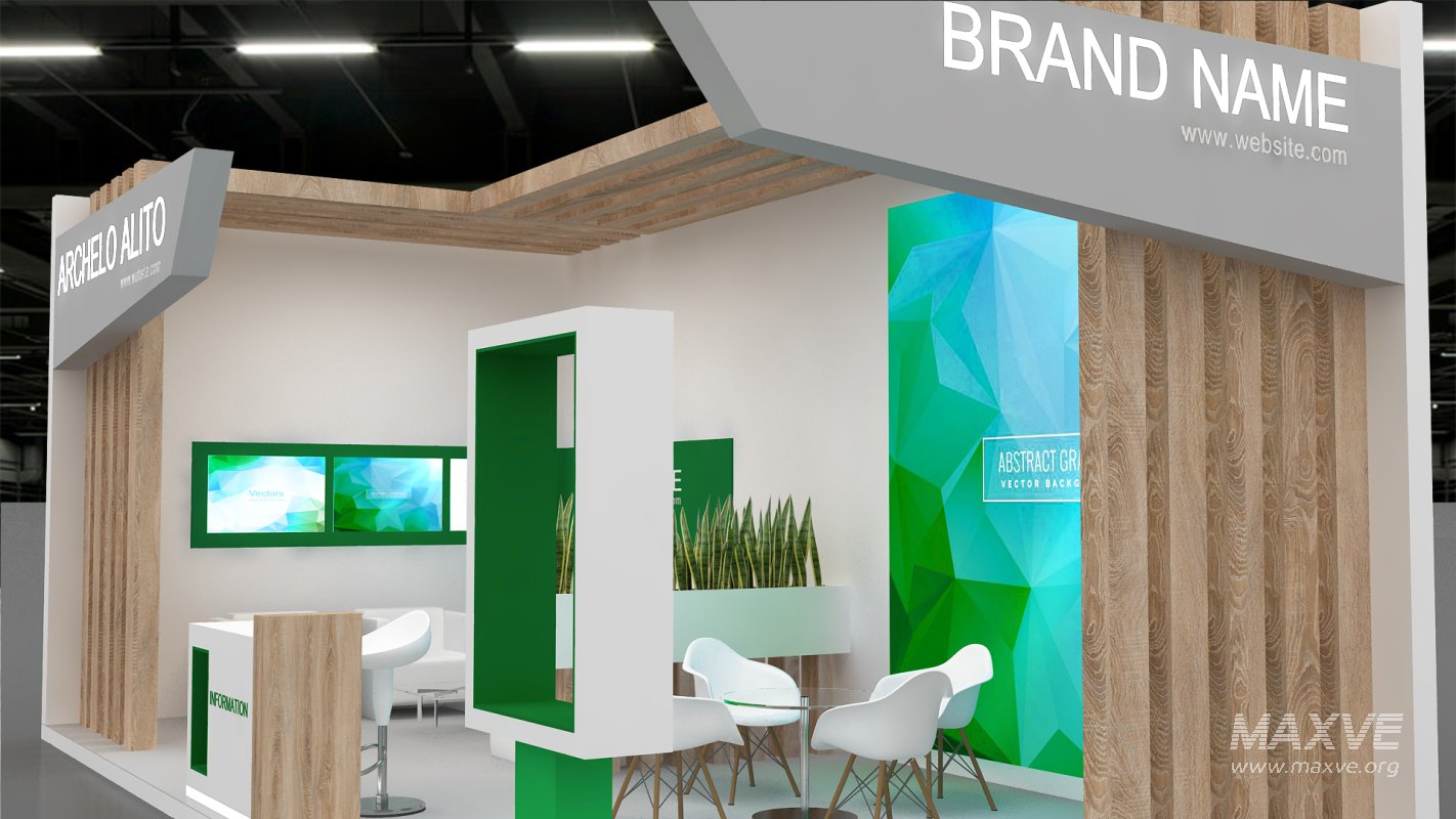 3d exhibition booth stand tradeshow - Image 7