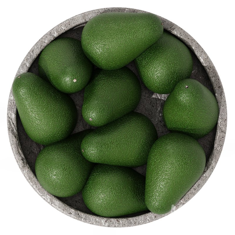 Terrazzo Fruit Bowl with Avocado - Image 3