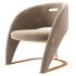 HomeDor Modern Luxury Beige Dining Chair - Thumbnail 1