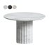 Danae Round Stone Dining Table - Thumbnail 2