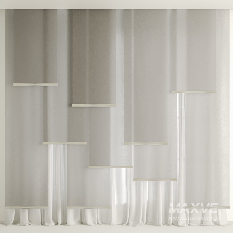 Silk and Panel curtain 034 - Image 2