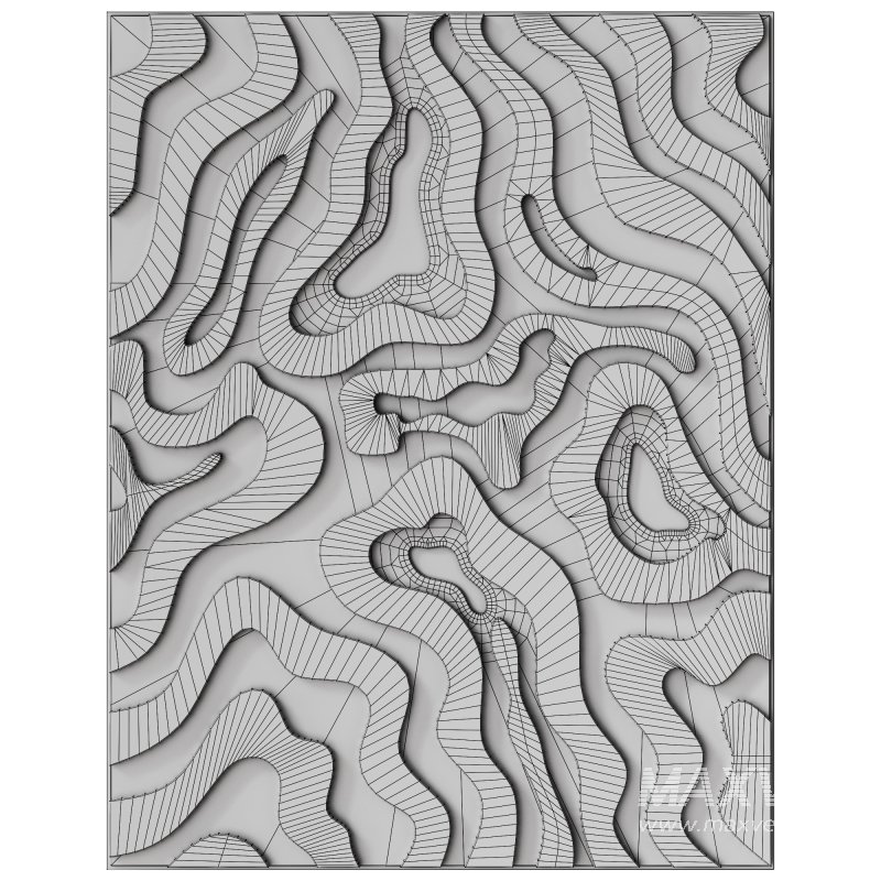 Decorative panel 3D ART RELIEF 07 - Image 3