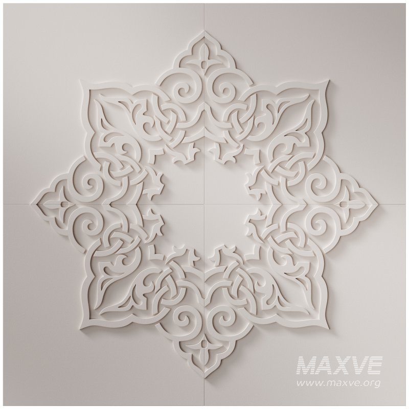 3d panel “EAST-4” by Gesso 3d - Image 1