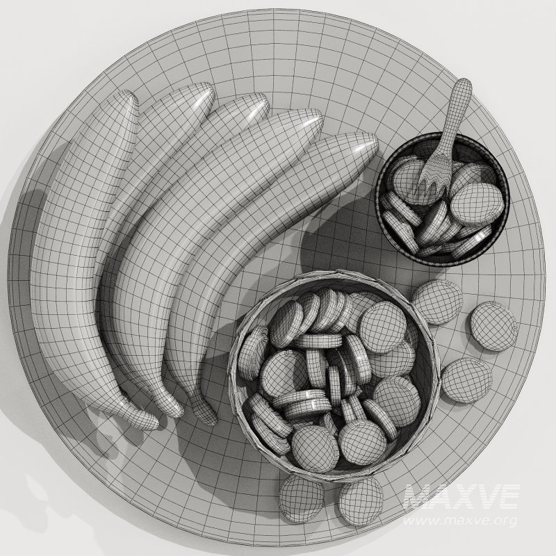 Wood Centerpiece with Banana - Image 5