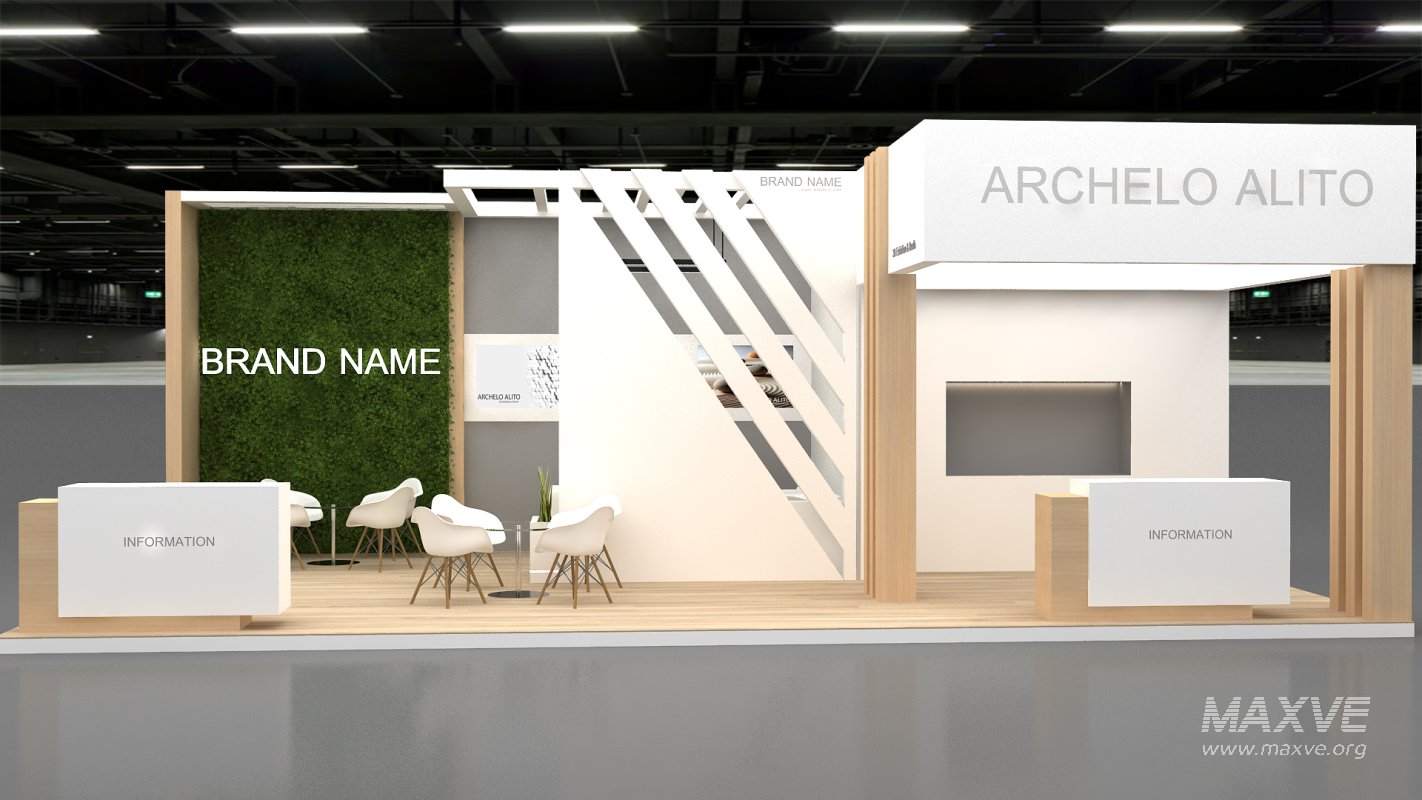 3d exhibition booth stand - Image 3