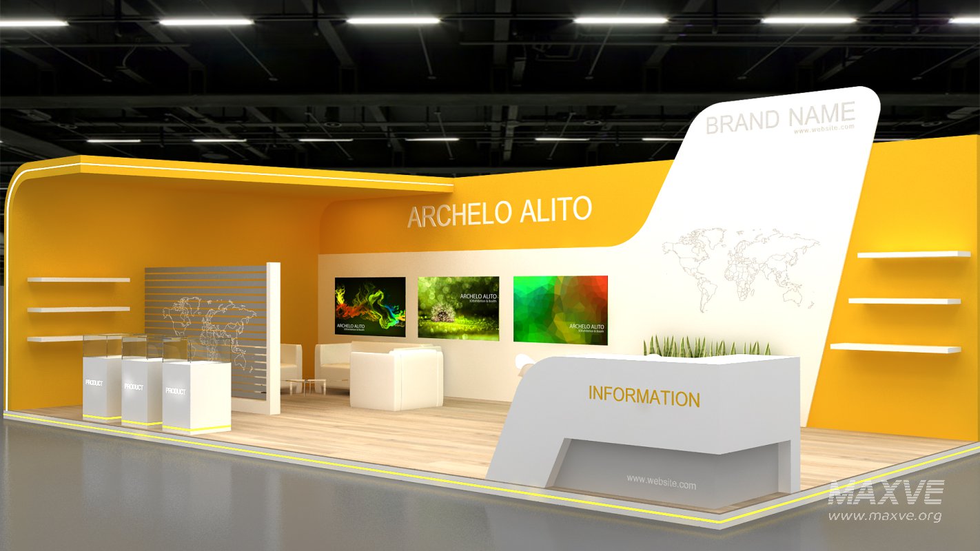 3d exhibition booth stand - Image 4