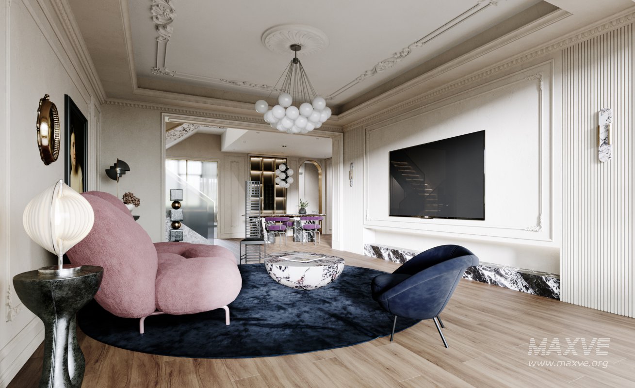 Luxurious living room and dining room - Image 6