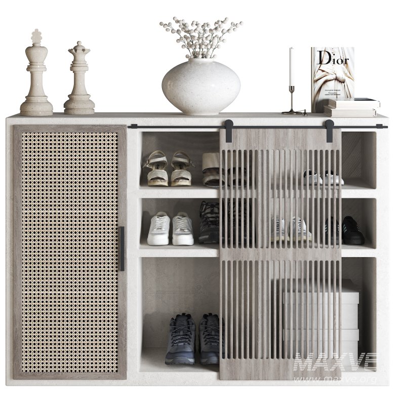 Minimals Shoes Cabinet Set 02 - Image 1