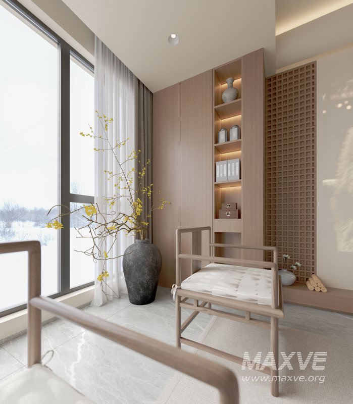 Japanese Living Room Dining Room - Image 6