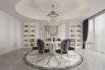 Luxurious classic living room and dining room hallway - Thumbnail 4