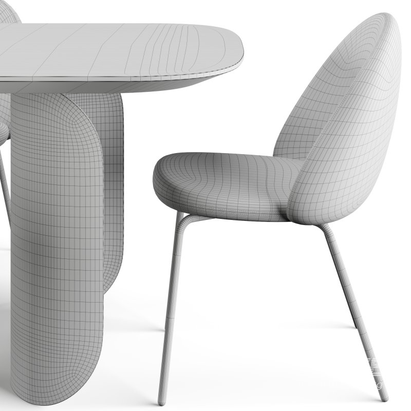 Miniform Barry table and Lola chair set - Image 5