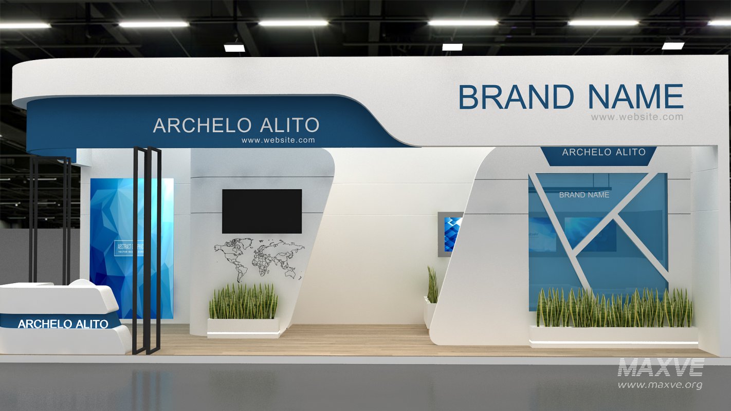3d exhibition booth - Image 1