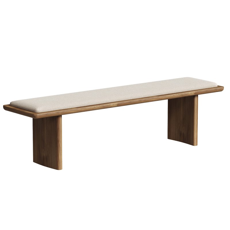 Oak Bench Chandler - Image 2