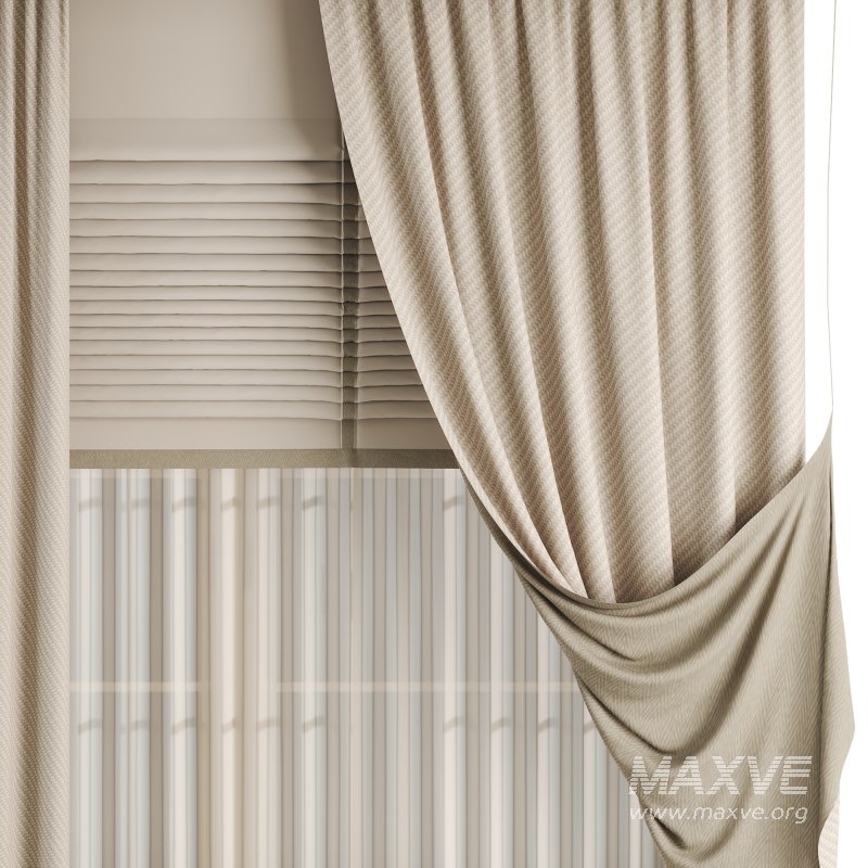 Silk and Cotton Curtain Set 57 - Image 3