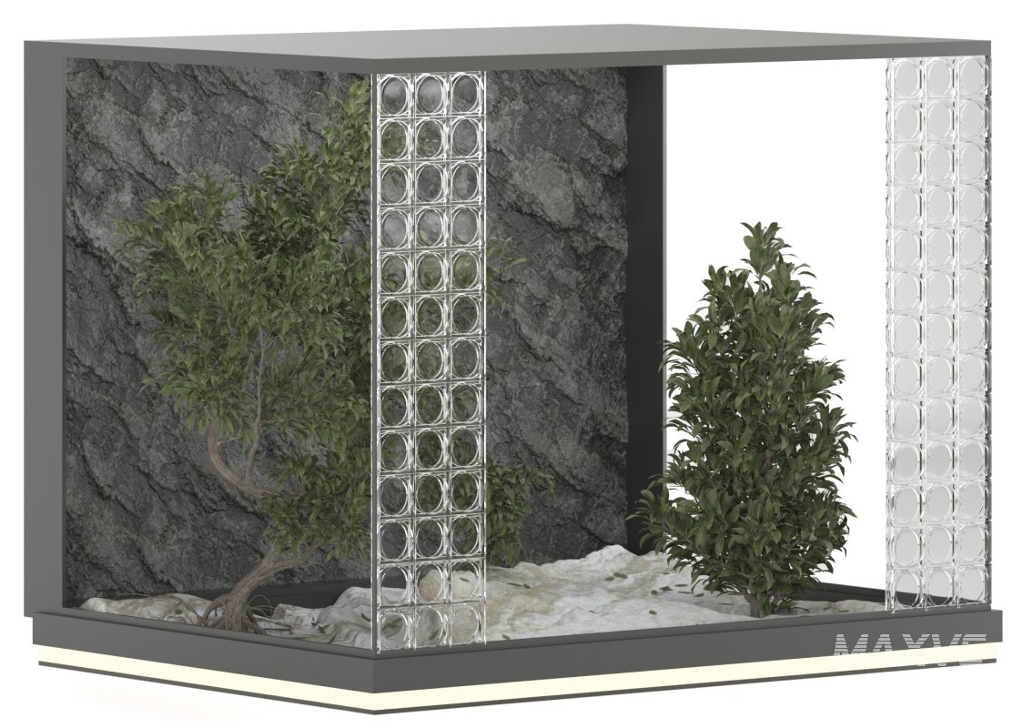 Indoor Garden with Glass Block Walls - Image 2