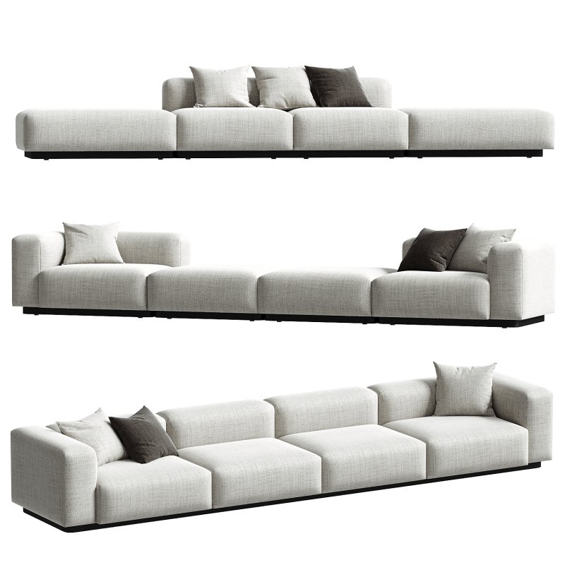 Soft Modular Sofa Linear set - Image 2
