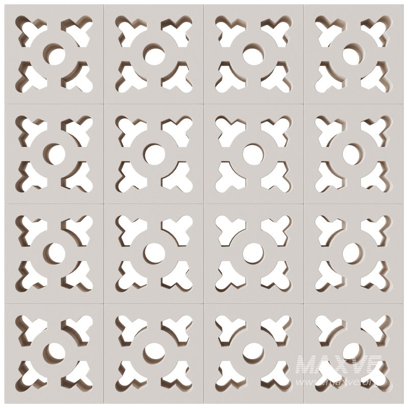 Modular Wall 22 Ornament White by Tesselle - Image 1