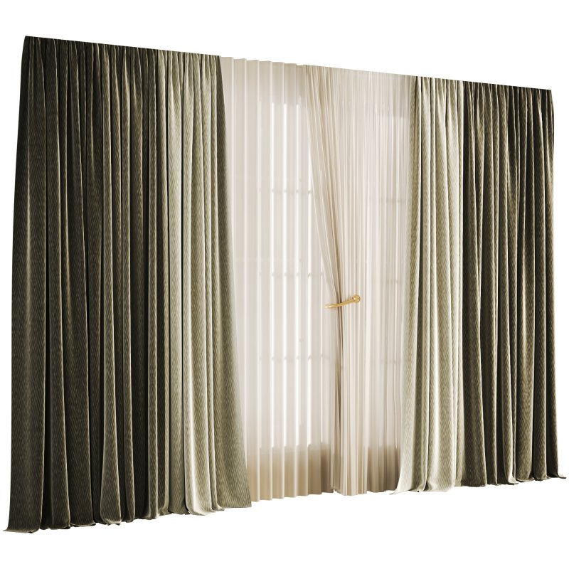 Silk and Cotton Curtain 033 - Image 5