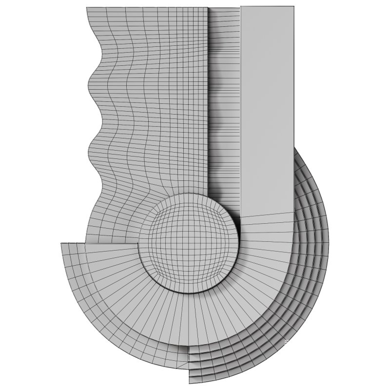 Decorative panel 3D ART RELIEF 09 - Image 3