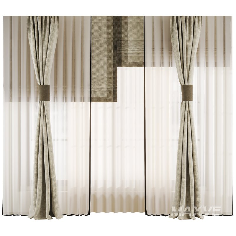 Silk and Cotton Curtain Set 72 - Image 2