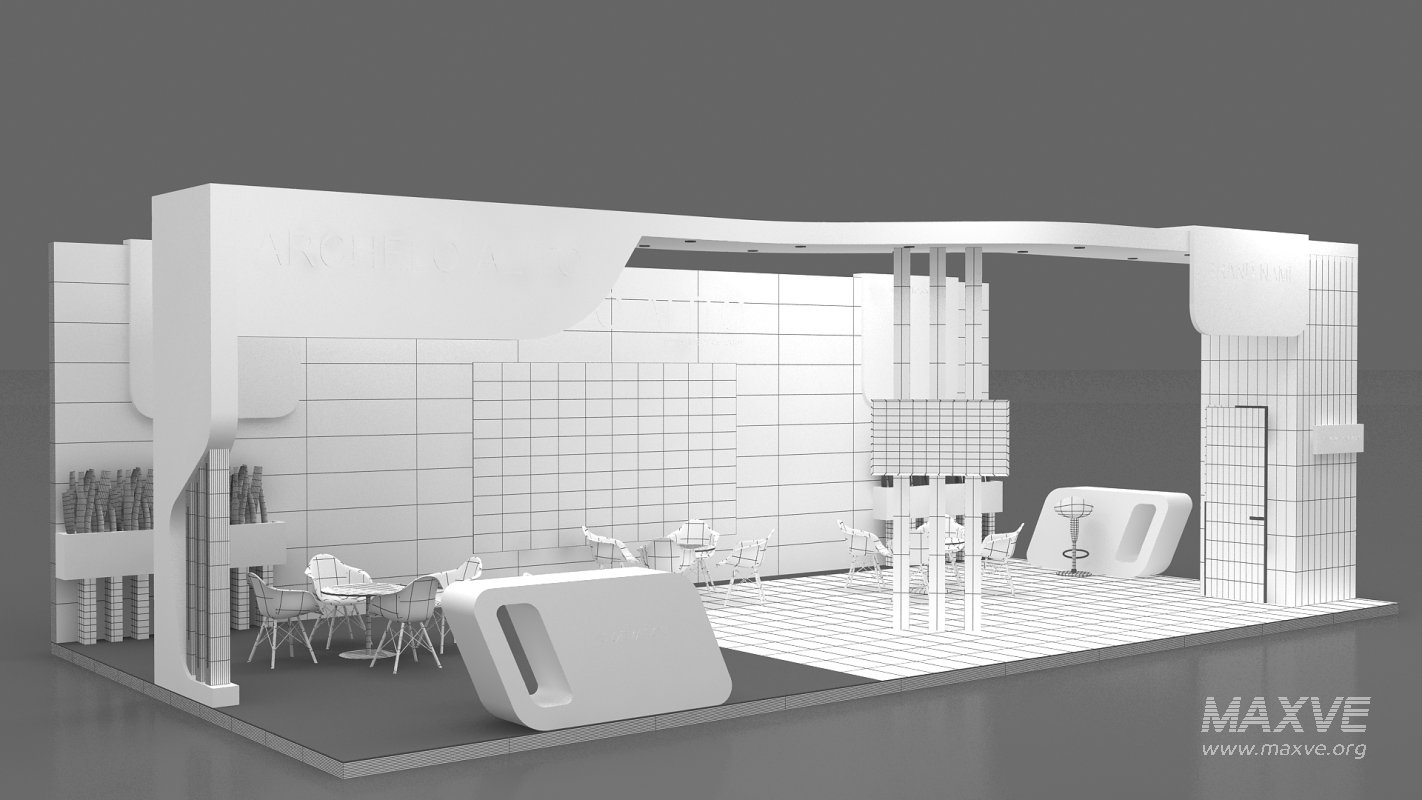3d exhibition booth stand - Image 11