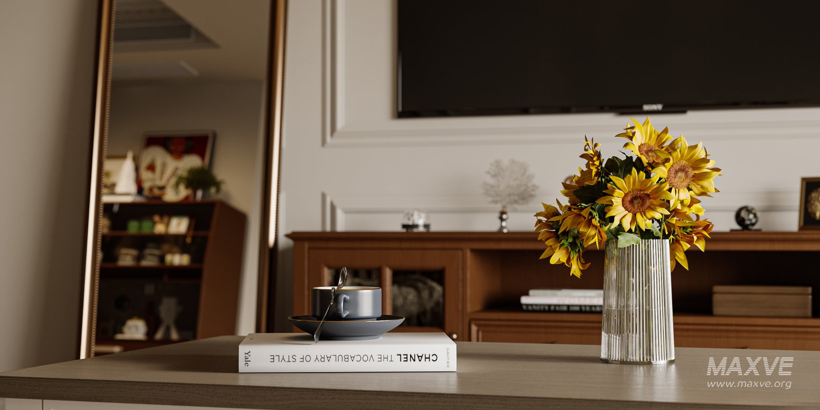 Luxurious classic living room and dining room - Image 2