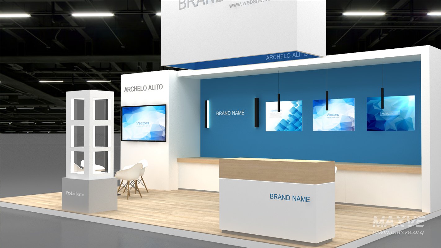 3d model exhibition booth tradeshow - Image 5