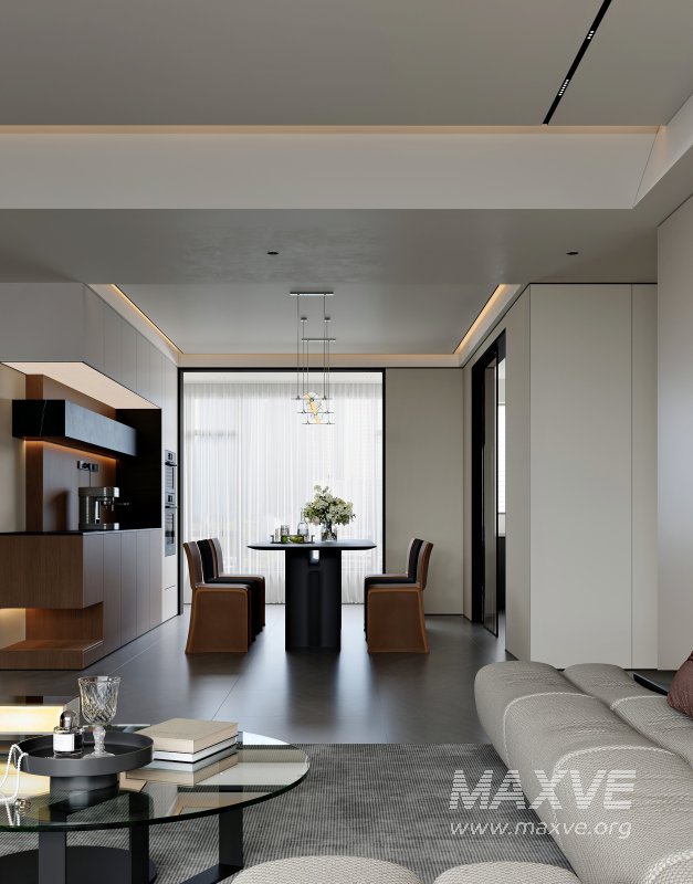 Modern living room dining room - Image 2