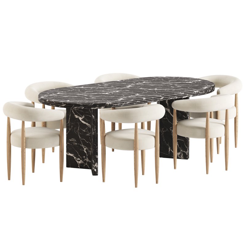 Fergus Dining Chair and Rosaline Dining Table - Image 4