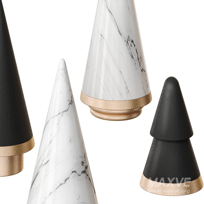 Christmas Tree Inspired Ornament Sculptures by Evoke The Christmas Cheer - Image 3