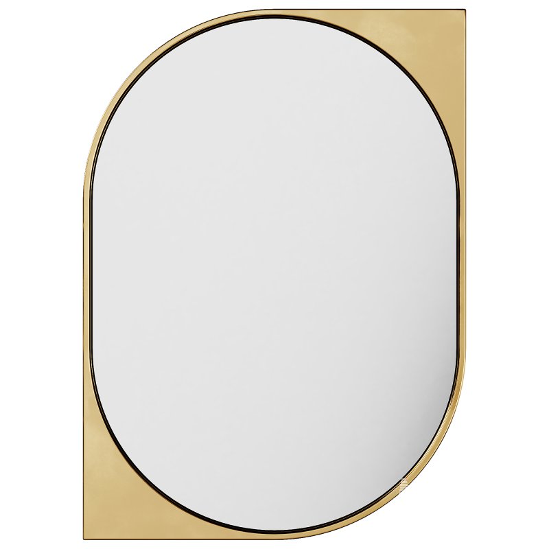 Mirror 14 Cat Eye Metal Wall Mirror by West Elm - Image 2