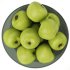low Glass Bowl Centerpiece with Green Apples - Thumbnail 3