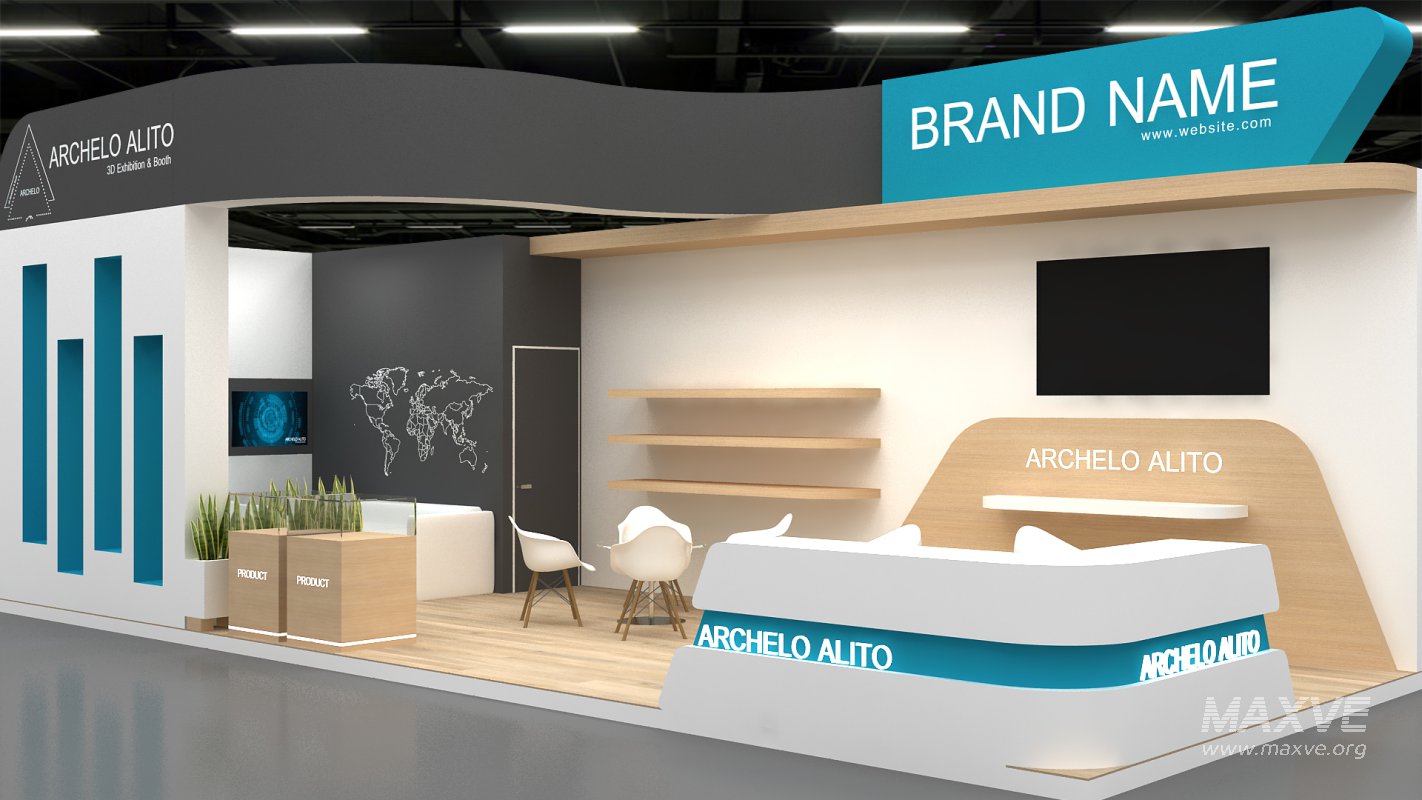 booth 3d modular exhibition - Image 3