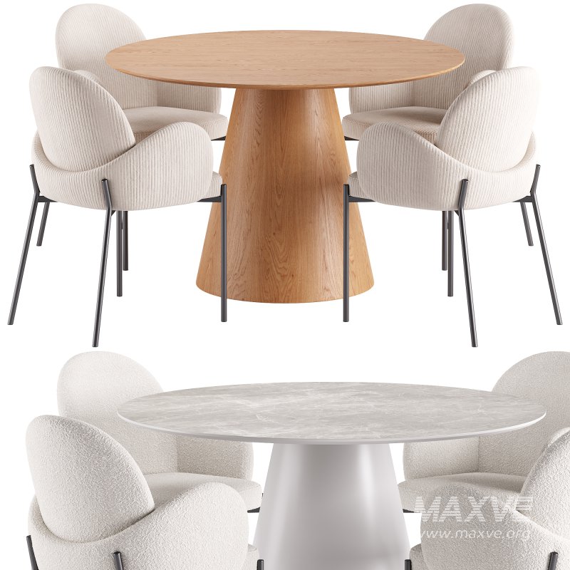 Macy Dining Chair and Lori Table - Image 6